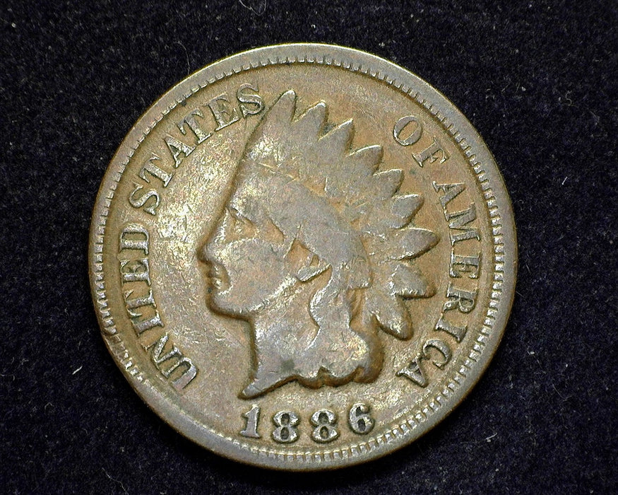 1886 Type 2 Indian Head Penny/Cent G - US Coin