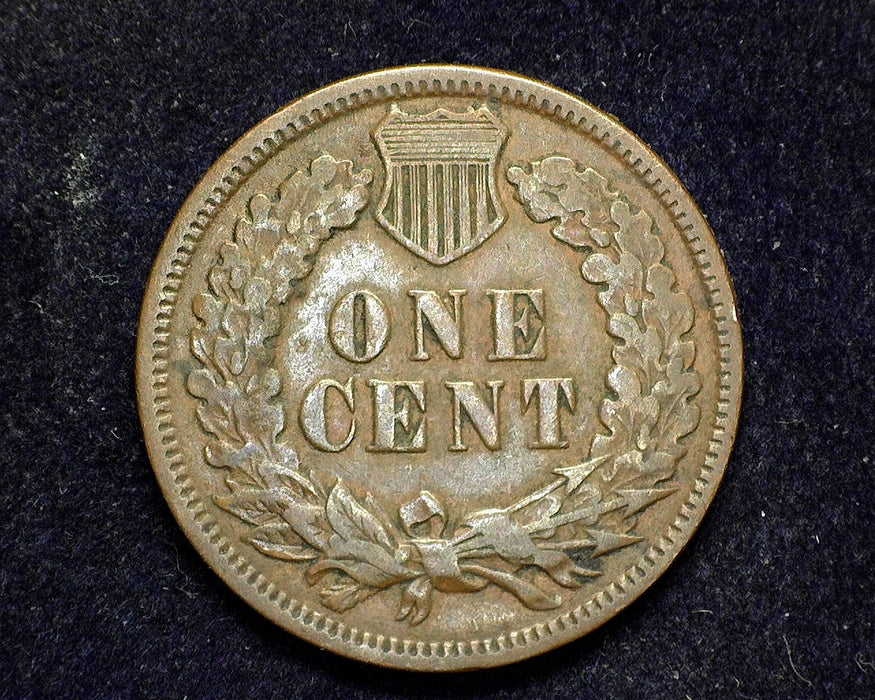 1886 Type 2 Indian Head Penny/Cent F - US Coin