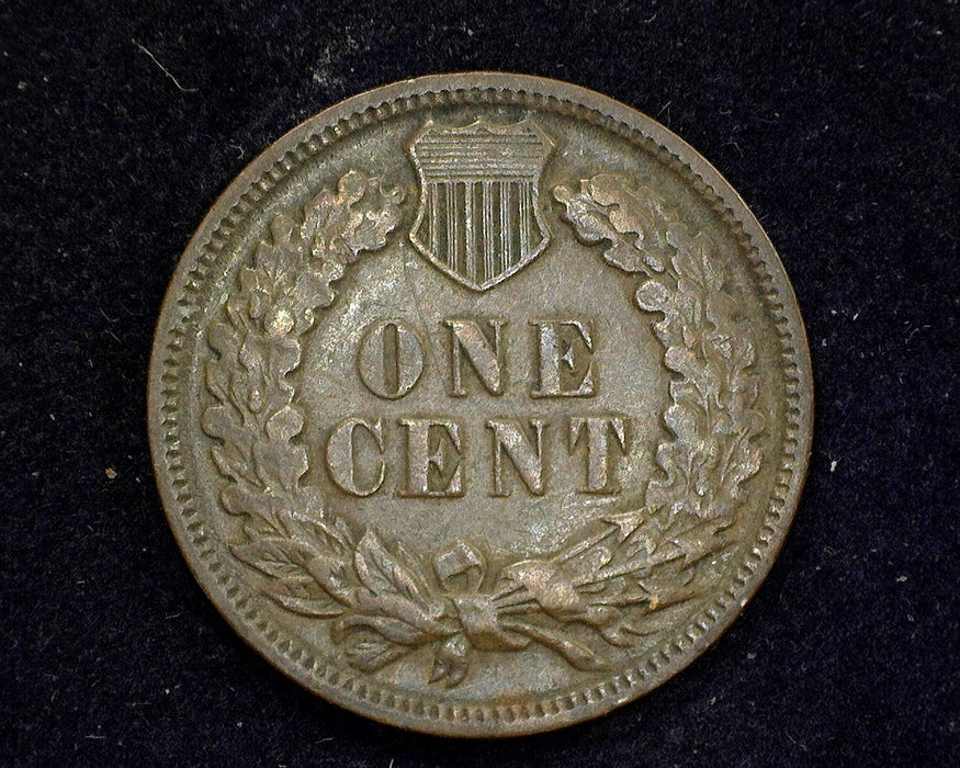 1886 Type 2 Indian Head Penny/Cent VF/XF - US Coin