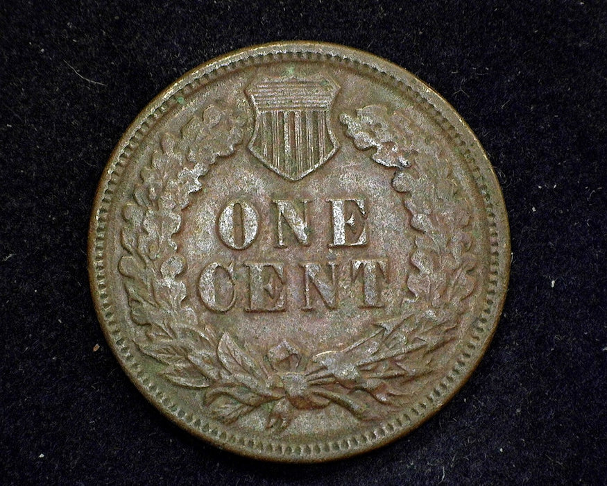 1886 Type 2 Indian Head Penny/Cent F Corrosion - US Coin