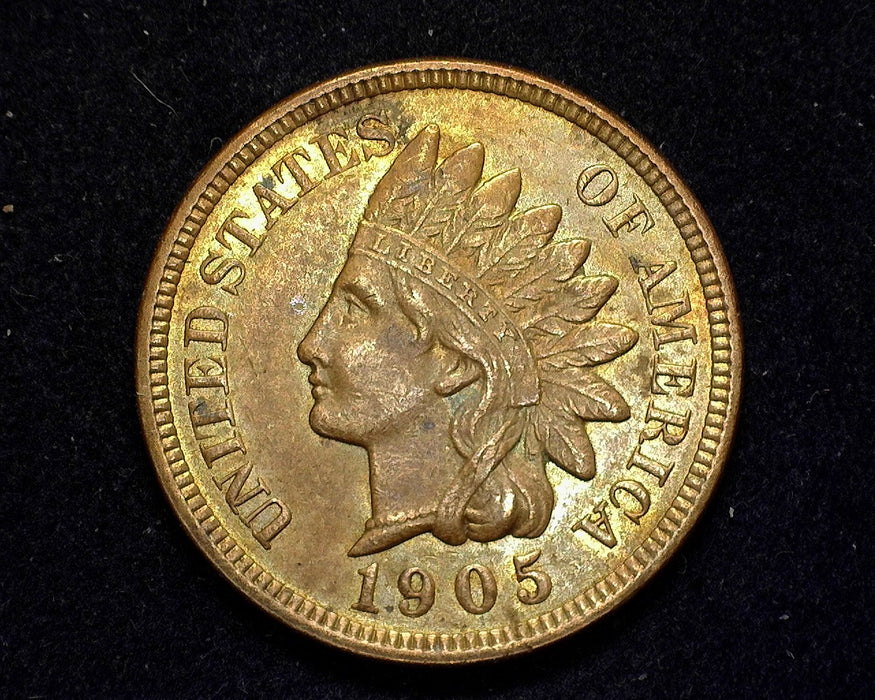 1905 Indian Head Penny/Cent AU - US Coin