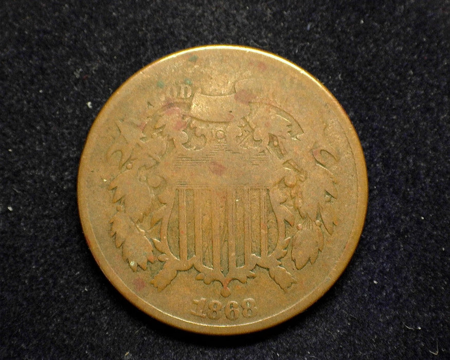 1868 Two Cent Piece G - US Coin