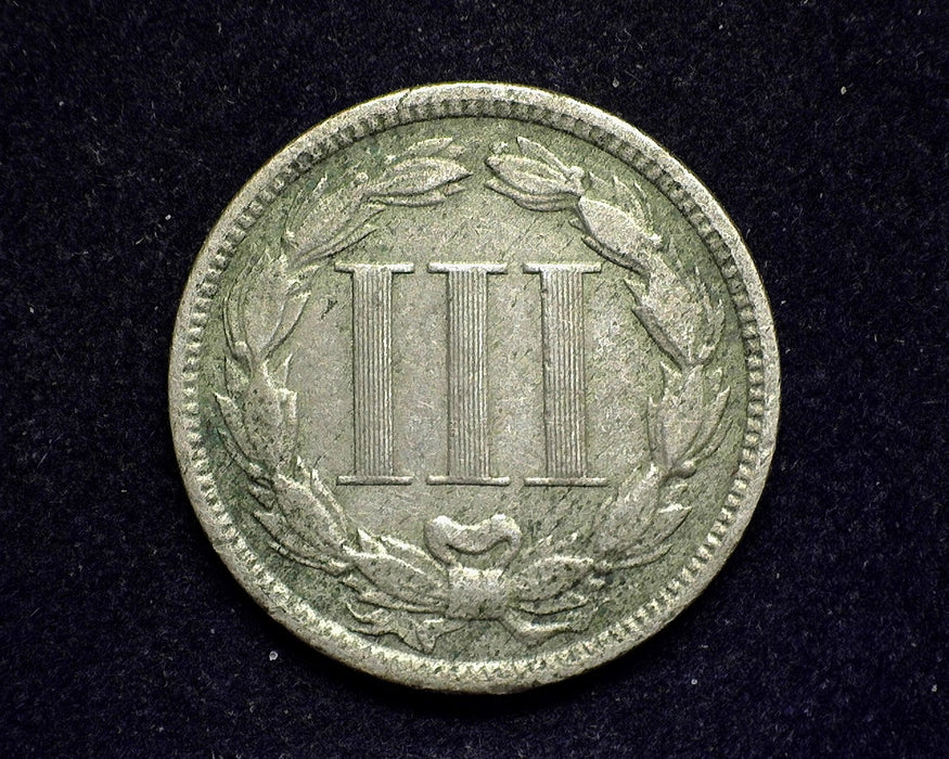 1881 Three Cent Nickel F - US Coin