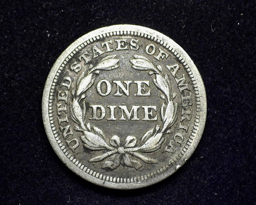 1851 Liberty Seated Dime F - US Coin