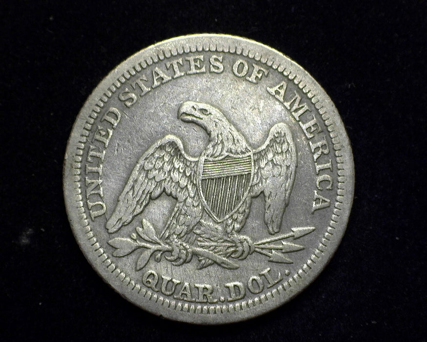 1854 Arrows Liberty Seated Quarter F - US Coin