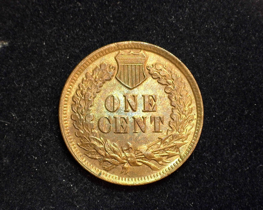 1878 Indian Head Penny/Cent Full mint lustre outstanding strike MS-63 RB - US Coin