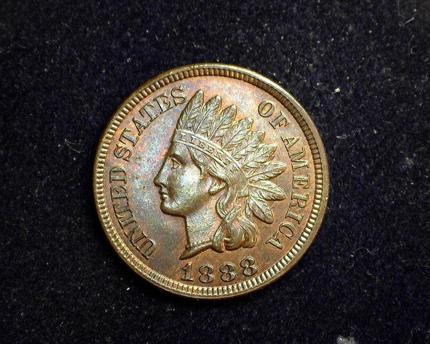 1888 Indian Head Penny/Cent MS-63 RB - US Coin