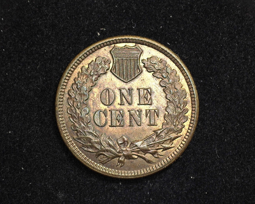 1895 Indian Head Penny/Cent Mostly red lustre coin. Even color MS-64 RB - US Coin