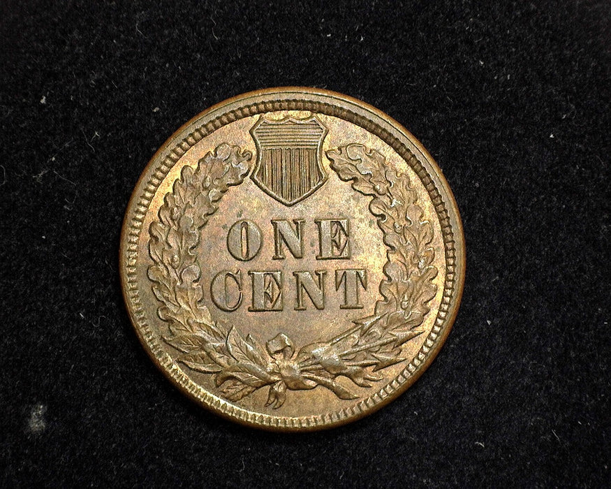 1898 Indian Head Penny/Cent Lots of red even toning MS-64 RB - US Coin