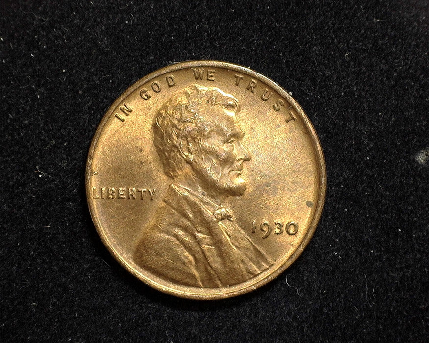 1930 Lincoln Wheat Cent Full color. MS-64 RD - US Coin