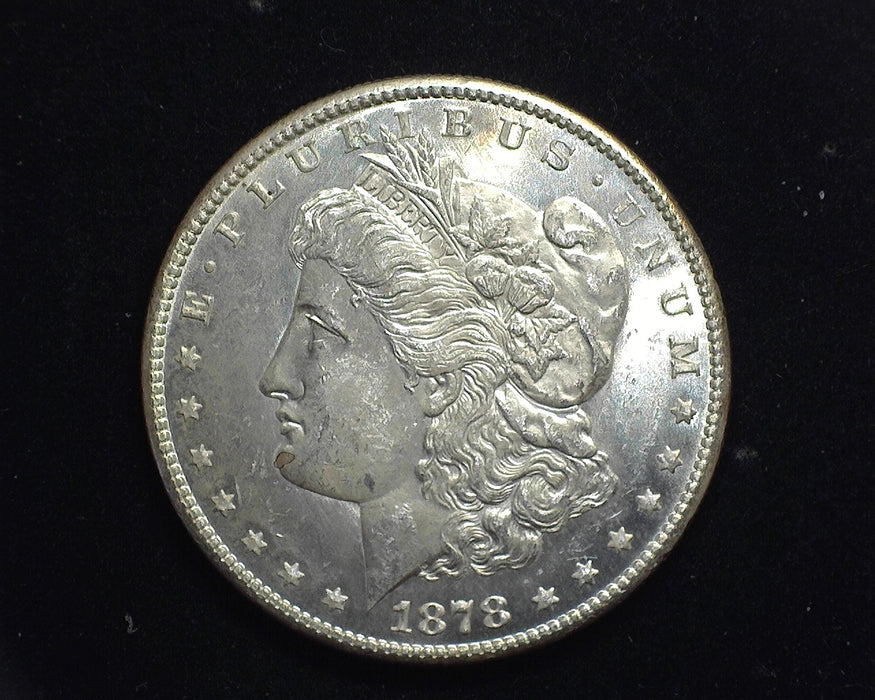 1878 S Morgan Silver Dollar BU Semi Proof Like - US Coin