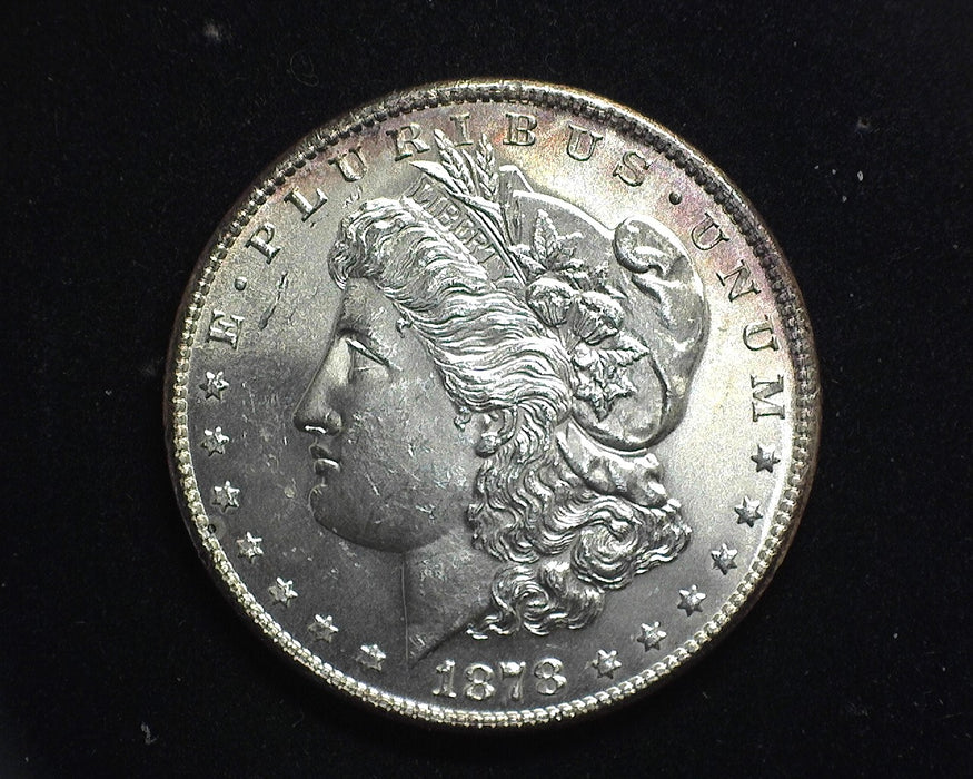 1878 S Morgan Silver Dollar  BU MS63 - US Coin