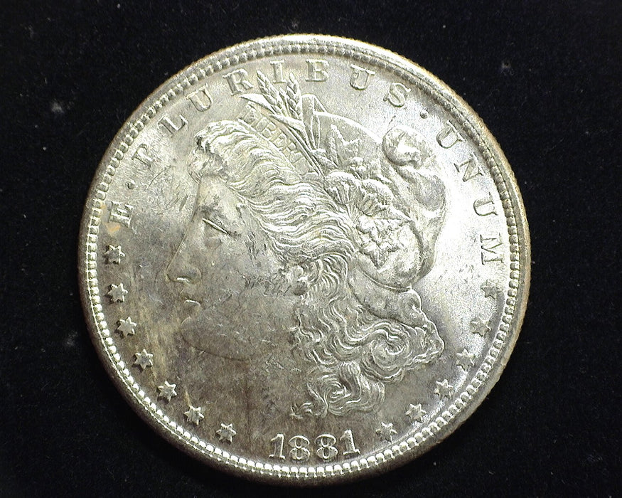 1881 S Morgan Silver Dollar BU - US Coin