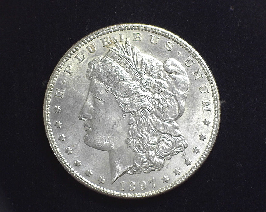 1897 Morgan Silver Dollar BU MS63 - US Coin