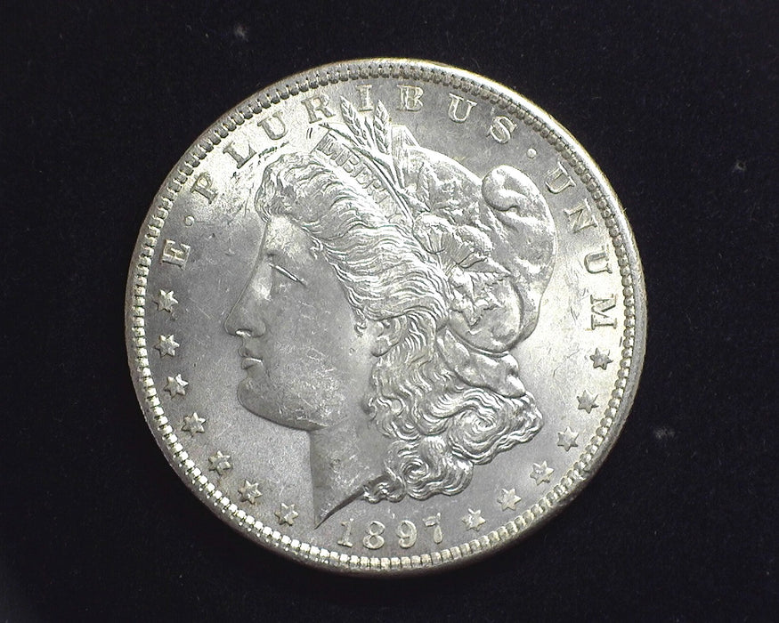 1897 Morgan Silver Dollar BU MS63 - US Coin