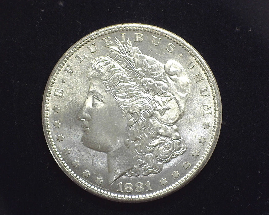 1881 S Morgan Silver Dollar BU MS64 - US Coin