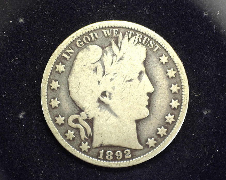 1892 Barber Half Dollar G/VG - US Coin