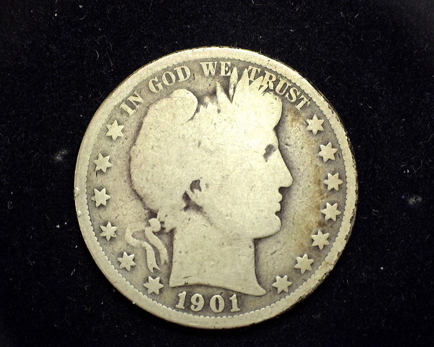 1901 S Barber Half Dollar G - US Coin