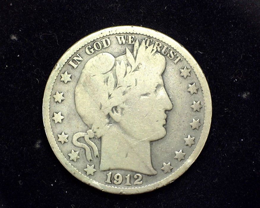 1912 D Barber Half Dollar VG - US Coin