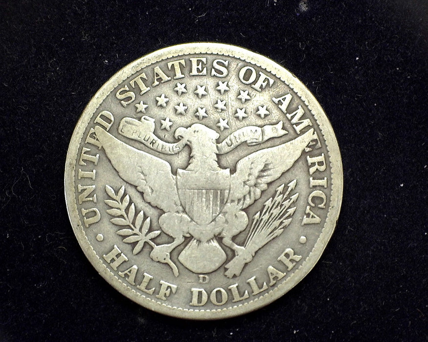 1913 D Barber Half Dollar VG - US Coin