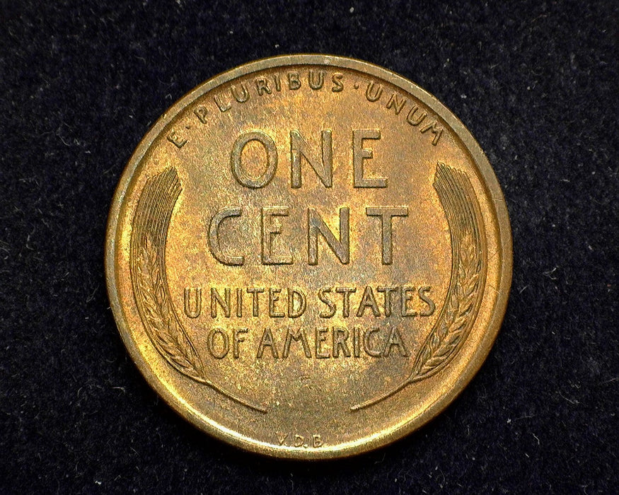 1909 VDB Lincoln Wheat Penny/Cent BU Red Gem! - US Coin