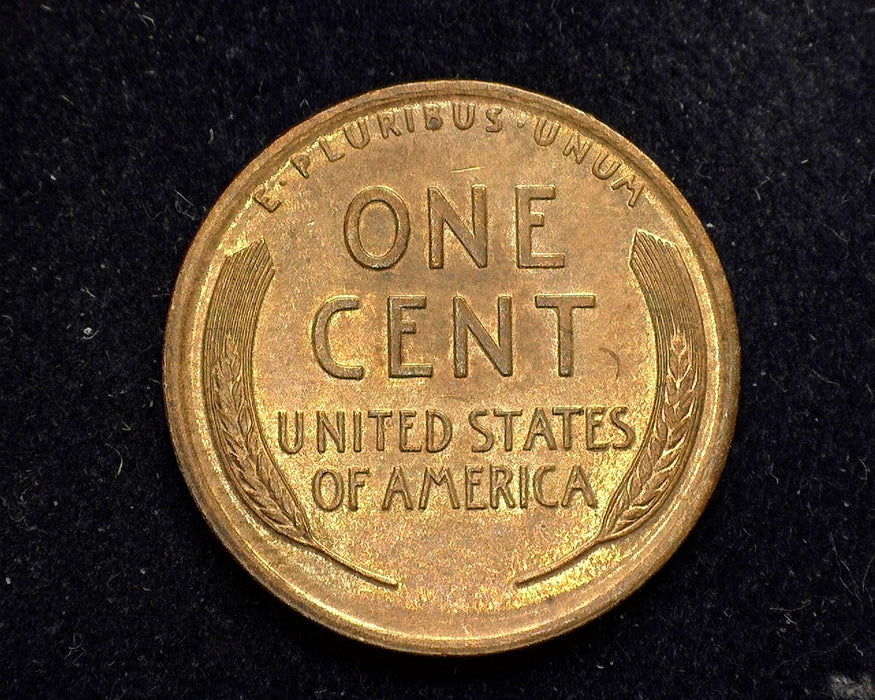 1910 Mostly Red Lincoln Wheat Penny/Cent UNC Red/Brown - US Coin