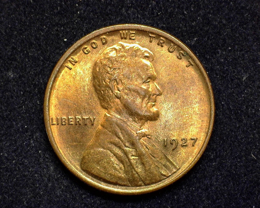 1927 Lincoln Wheat Penny/Cent BU Red - US Coin