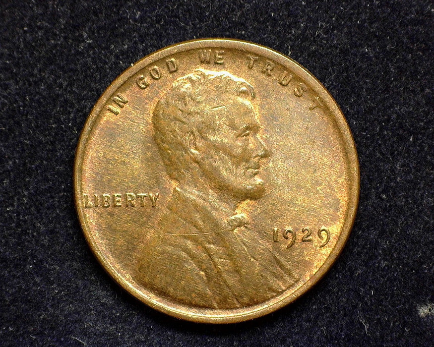 1929 Lincoln Wheat Penny/Cent AU - US Coin