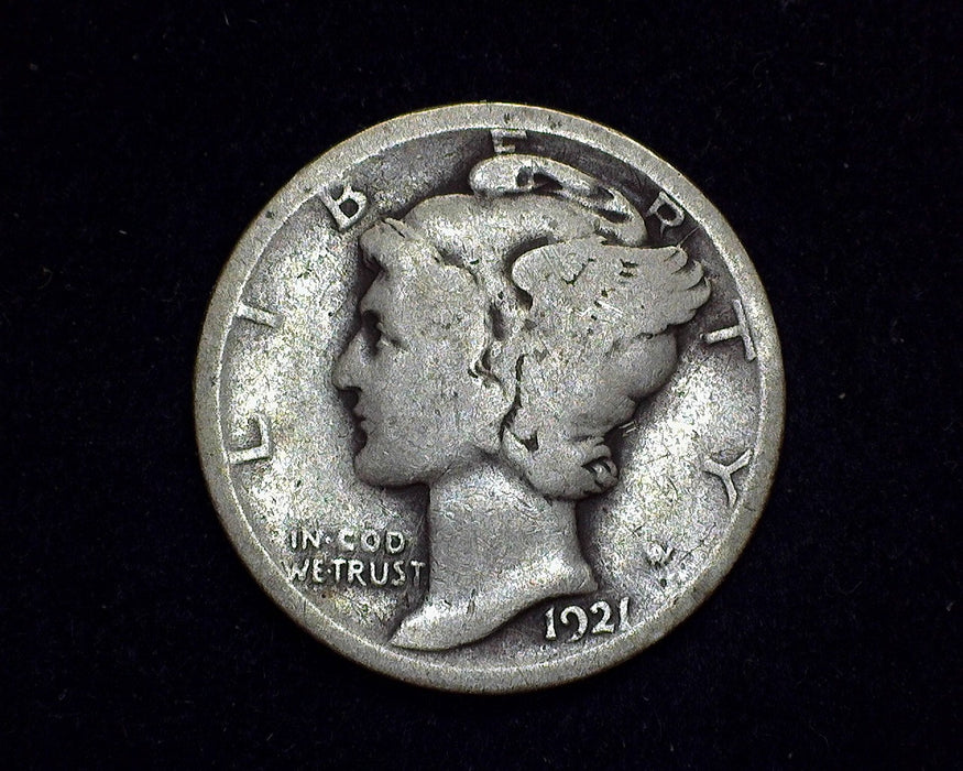 1921 Mercury Dime AG/G - US Coin