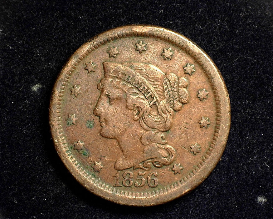 1856 Slanted 5 Large Cent Braided Hair Slanted - US Coin