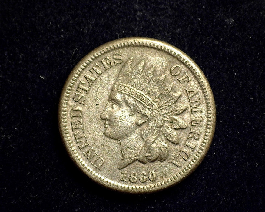 1860 Indian Head Penny/Cent VF - US Coin