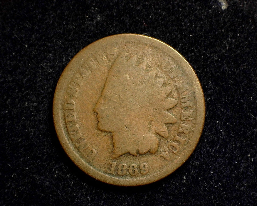 1869 Indian Head Penny/Cent G - US Coin