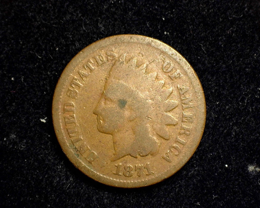 1871 Indian Head Penny/Cent G - US Coin