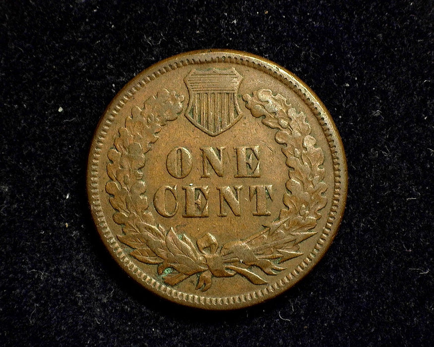 1876 Indian Head Penny/Cent F/VF - US Coin