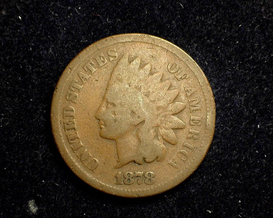 1878 Indian Head Penny/Cent G - US Coin