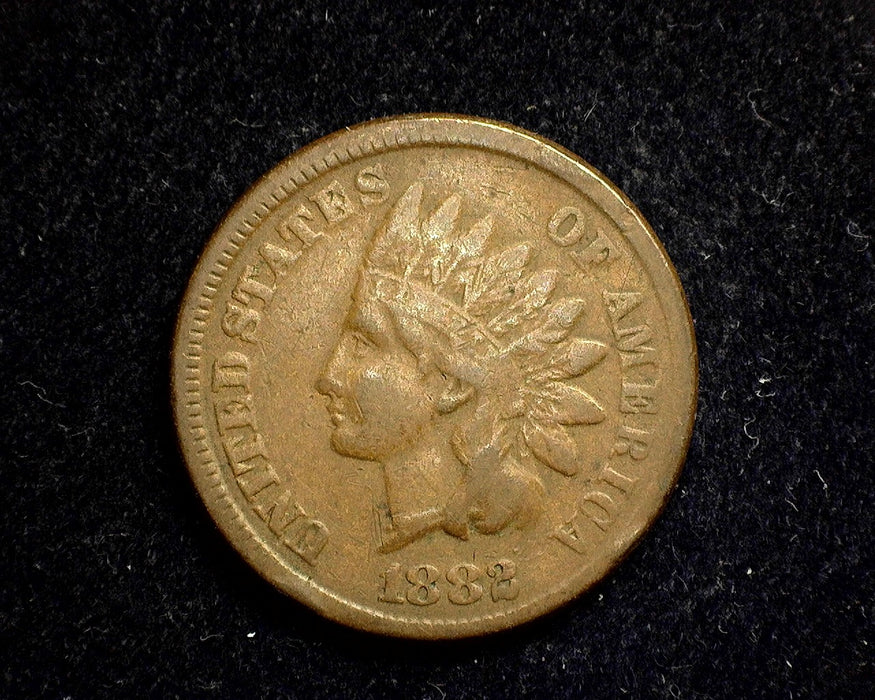 1882 Indian Head Penny/Cent F - US Coin