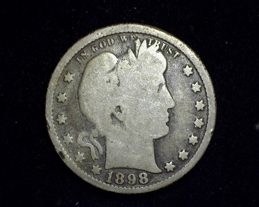 1898 Barber Quarter G - US Coin