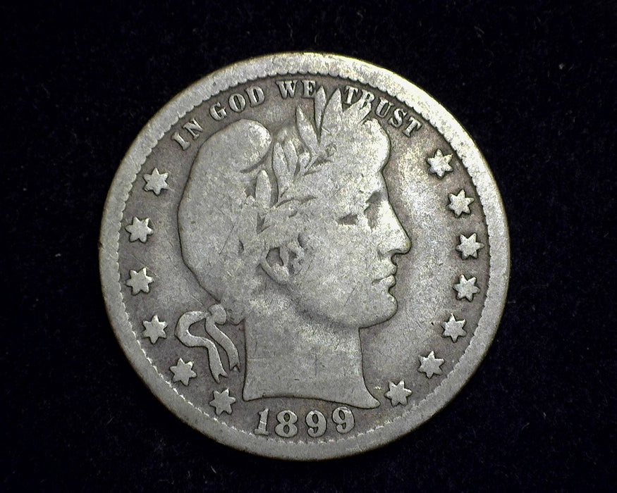 1899 O Barber Quarter VG - US Coin