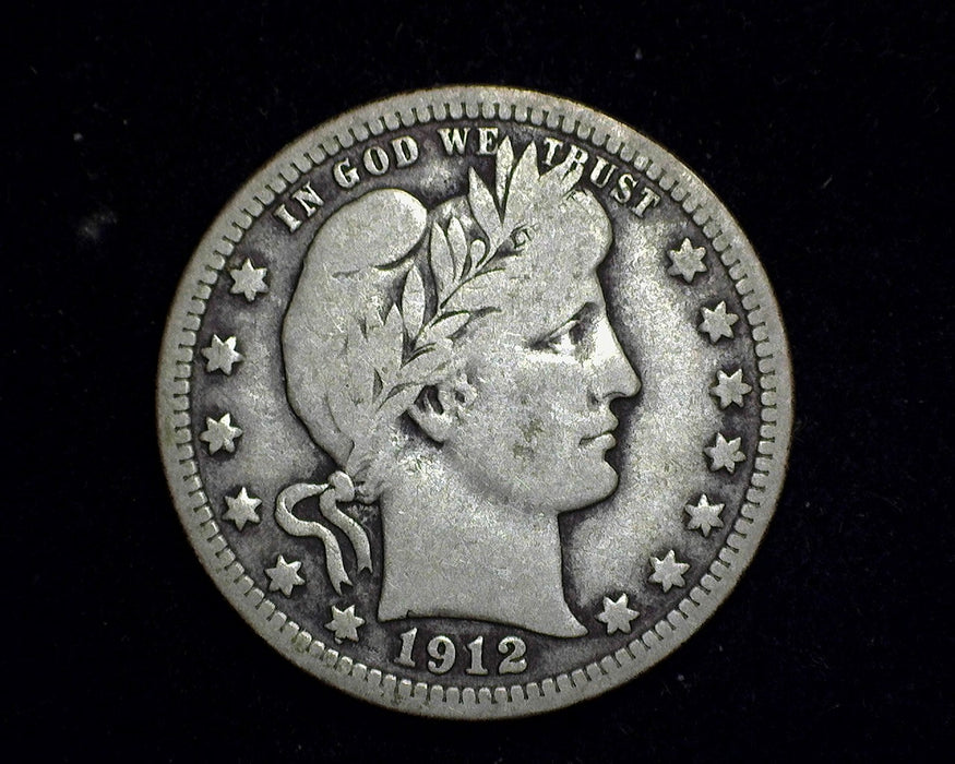 1912 Barber Quarter VG/F - US Coin