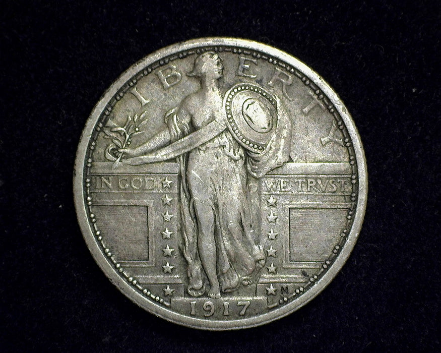 1917 Type I Standing Liberty Quarter VF - US Coin