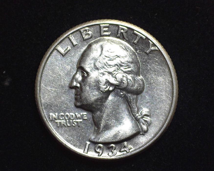 1934 Washington Quarter AU - US Coin