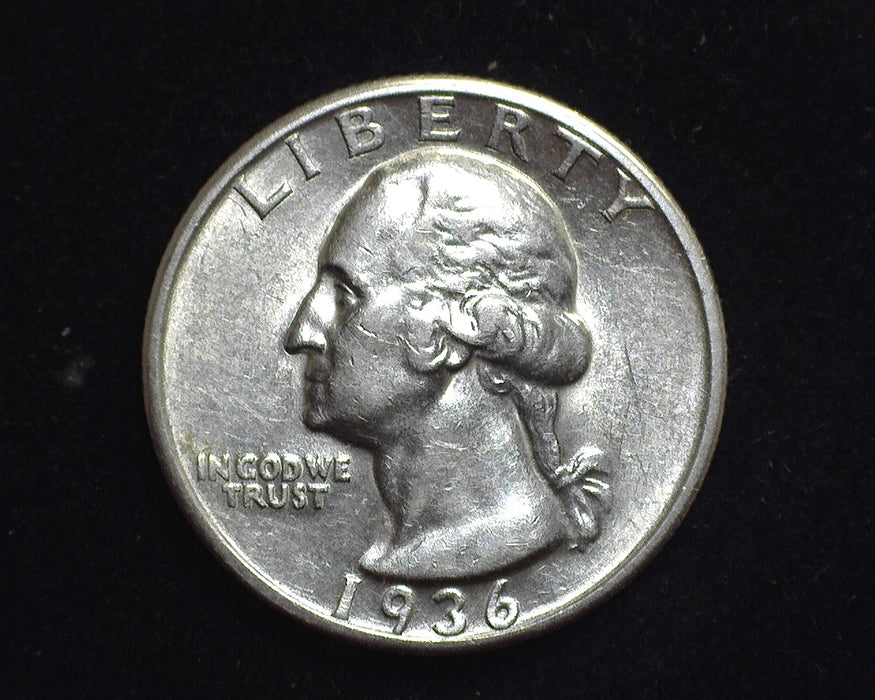 1936 Washington Quarter AU - US Coin