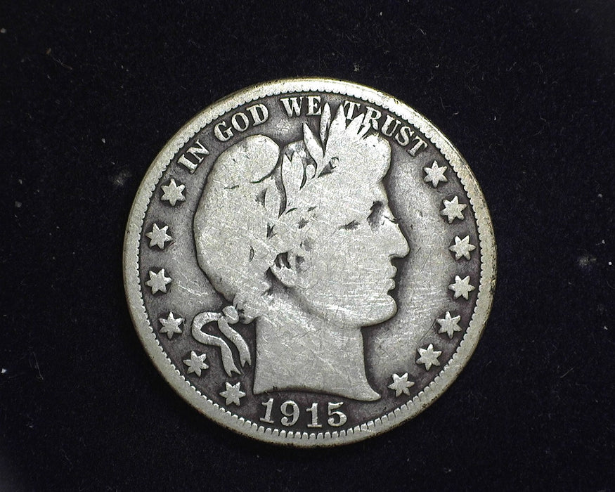 1915 S Barber Half Dollar VG - US Coin