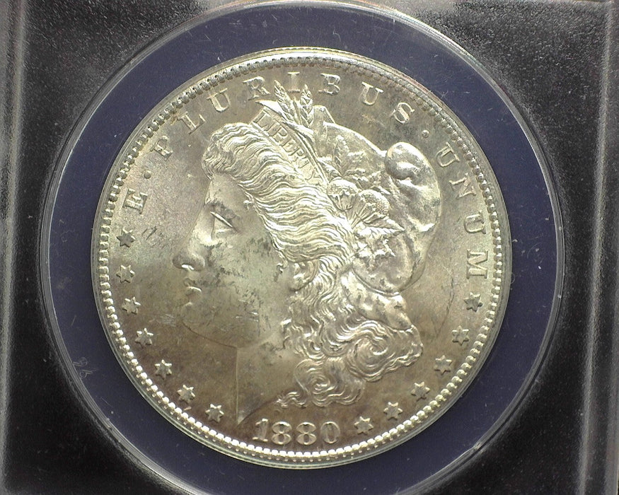 1880 S Morgan Silver Dollar MS63 ANACS Slab - US Coin