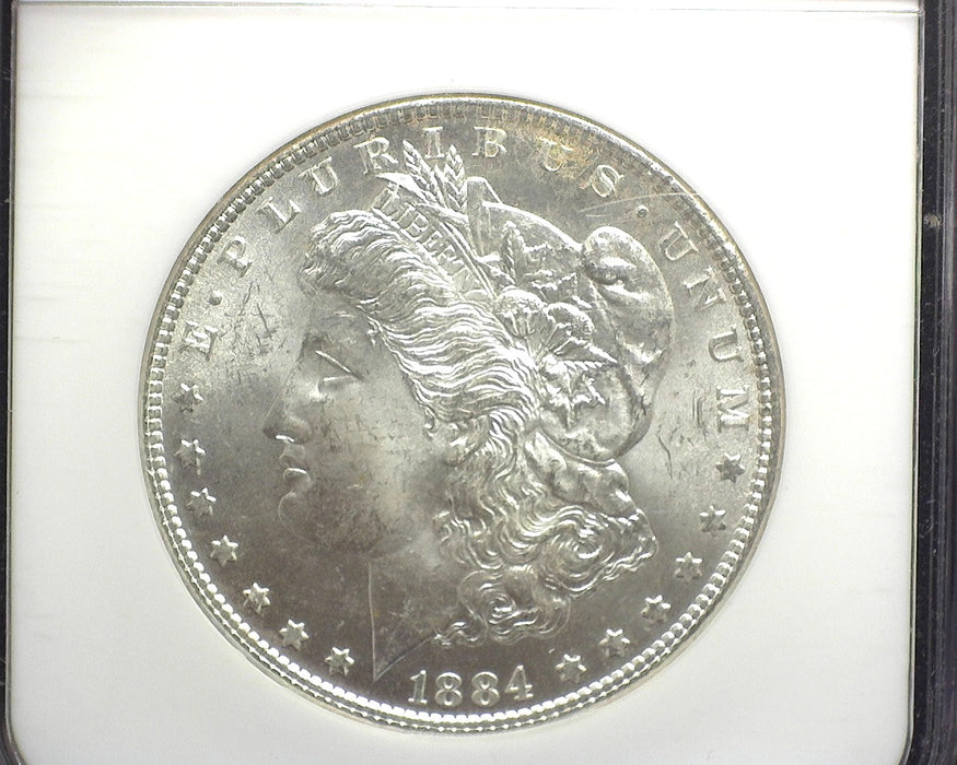 1884 Morgan Silver Dollar MS64 NGC Slab - US Coin