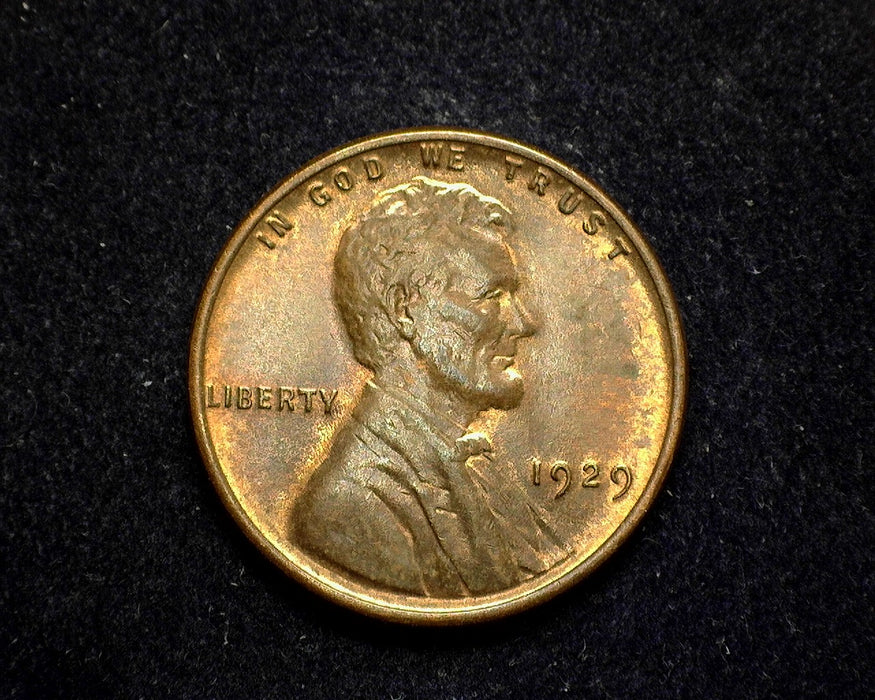 1929 Lincoln Wheat Penny/Cent AU - US Coin