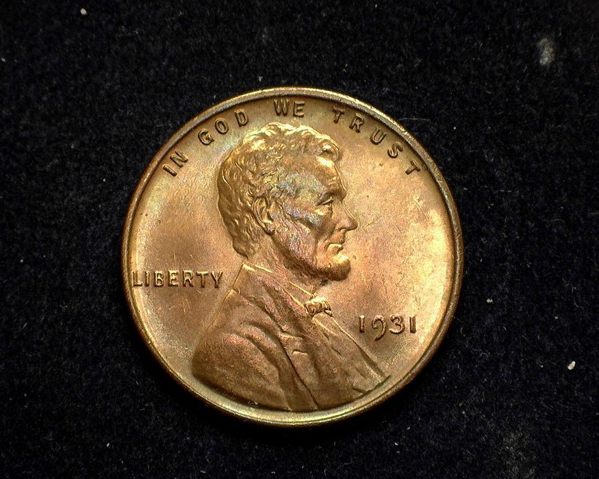 1931 Lincoln Wheat Penny/Cent BU Red - US Coin