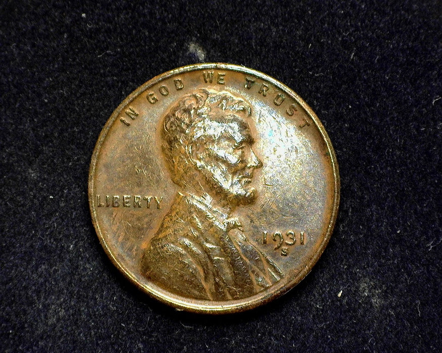 1931 S Lincoln Wheat Penny/Cent XF - US Coin