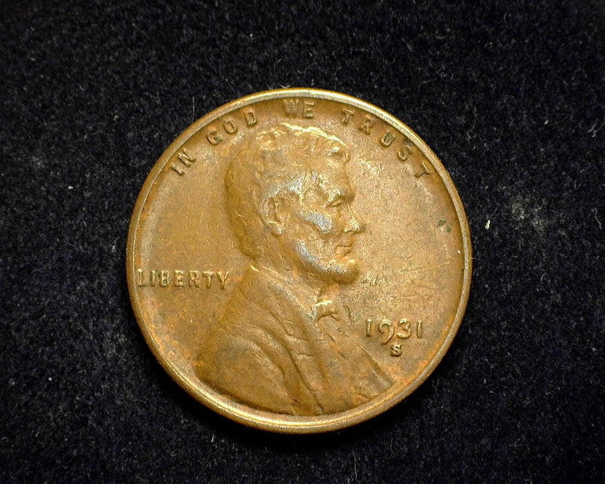 1931 S Lincoln Wheat Penny/Cent XF - US Coin