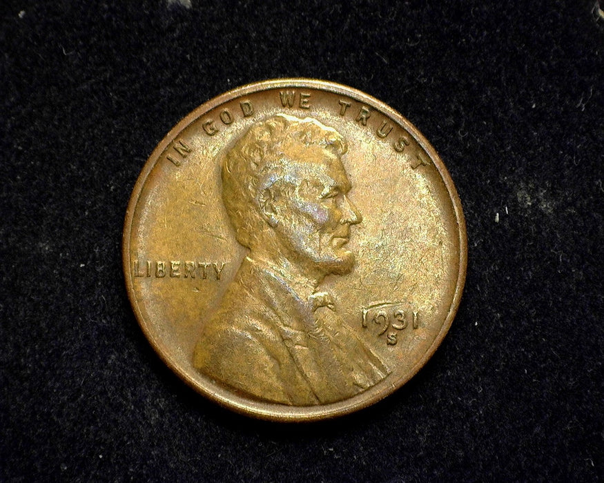 1931 S Lincoln Wheat Penny/Cent XF - US Coin